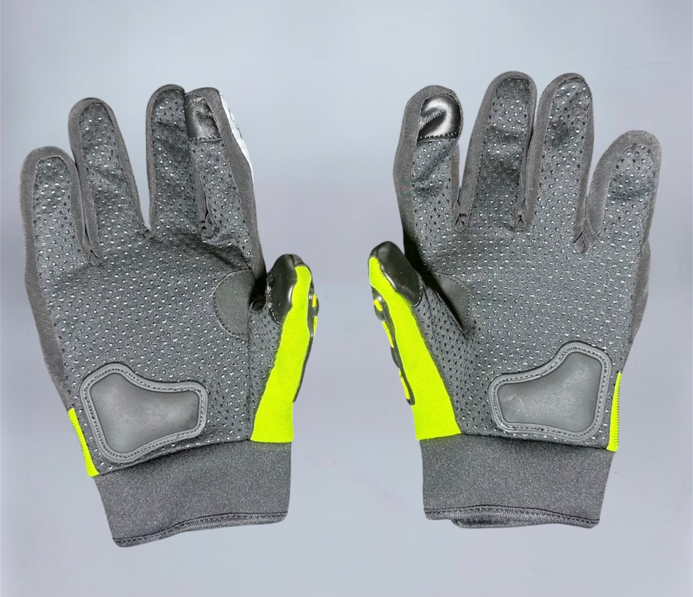 Super Air full motorcycle gloves red and black side detail showing wrist strap and Super Air branded label
